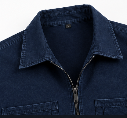 V NECK URBAN ZIPPER SHIRTS