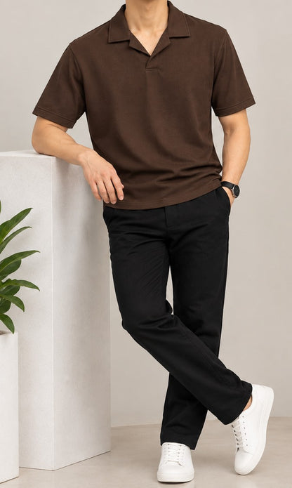 TRENDY V NECK SHIRTS