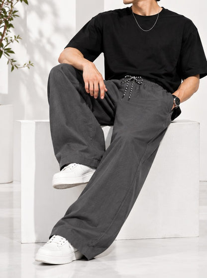 SRAIGHT FIT BAGGY TROUSER