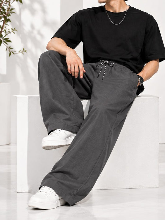 SRAIGHT FIT BAGGY TROUSER