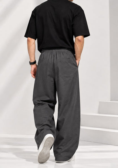 SRAIGHT FIT BAGGY TROUSER