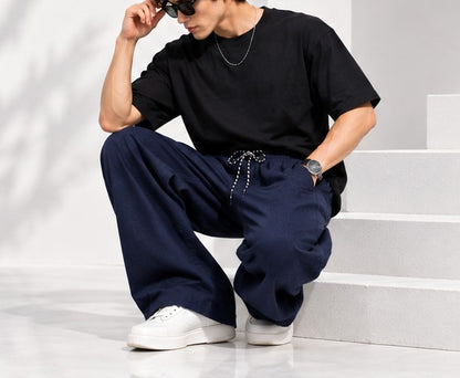 STRAIGHT FIT BAGGY TROUSER