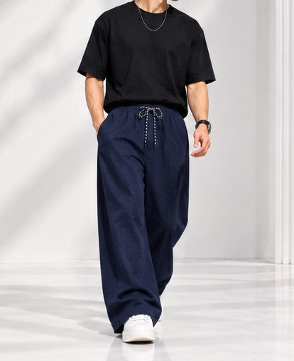 STRAIGHT FIT BAGGY TROUSER