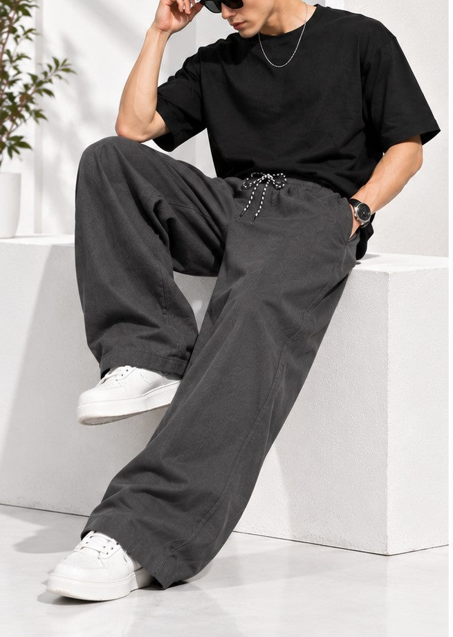 SRAIGHT FIT BAGGY TROUSER