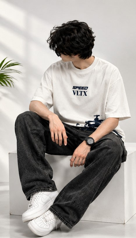 TRENDY DETAILED PRINTED T SHIRTS
