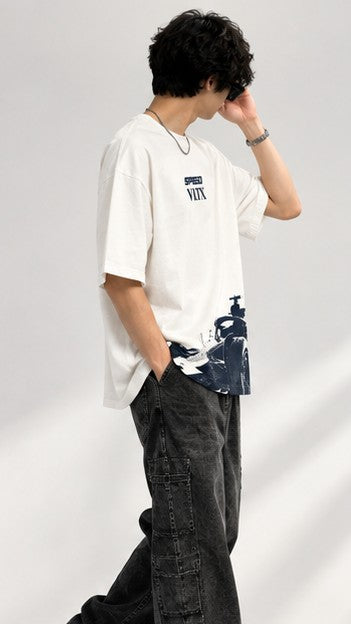 TRENDY DETAILED PRINTED T SHIRTS